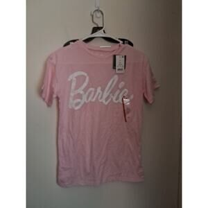 Grayson Threads Barbie Womens Pink T-shirt Short Sleeves Size XS